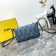 Fendi BAGUETTE Pouch Denim High