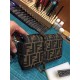 Fendi BAGUETTE Brown fabric bag MINI Mid