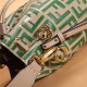 MON TRESOR Leather mini bag FF Beige/Green High