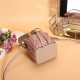 MON TRESOR Leather mini bag FF Beige/Pink High