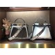 Fendi PEEKABOO ICONIC MEDIUM leather FF print bag White