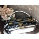 Fendi PEEKABOO ICONIC MEDIUM leather FF print bag Black