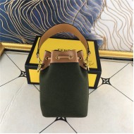 Fendi MON TRESOR bag Embroidery Green