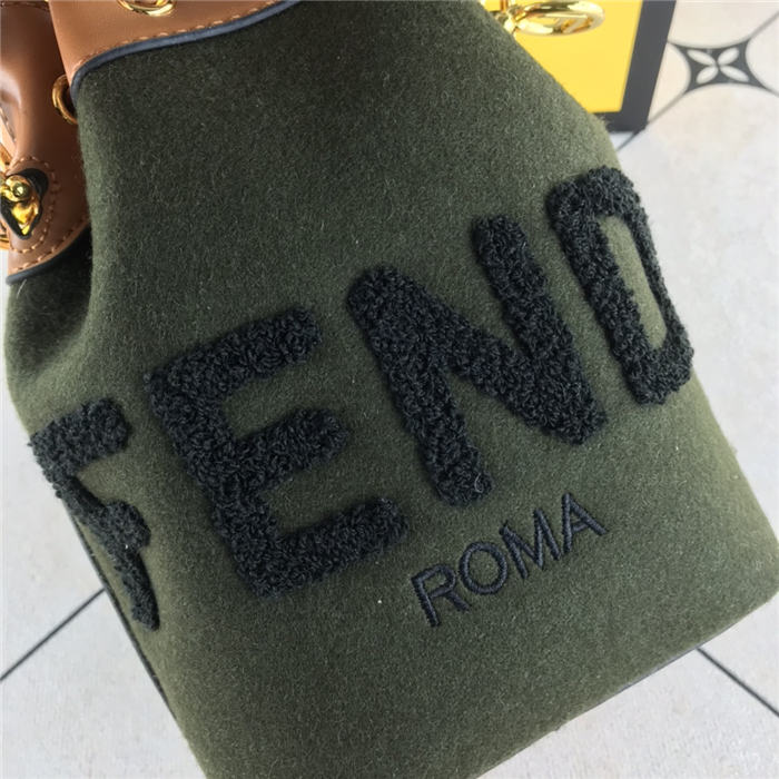 Fendi MON TRESOR bag Embroidery Green