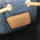 Fendi MON TRESOR bag Embroidery Grey