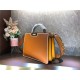 Fendi ICONIC PEEKABOO ISEEU Leather Bag Orange Mid