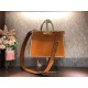 Fendi ICONIC PEEKABOO ISEEU Leather Bag Orange Mid