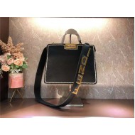 Fendi ICONIC PEEKABOO ISEEU Leather Bag Black Mid