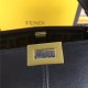 Fendi PEEKABOO X-LITE MEDIUM Leather Bag Black