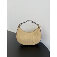 Fendigraphy Small Straw bag Natural High