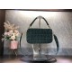 Fendi BAGUETTE Bag Interlace Dk Green Mid