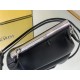 Fendi First Small Leather bag Black with Silver F High