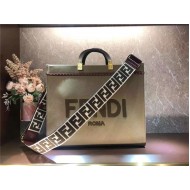 Fendi SUNSHINE MEDIUM Canvas Bag Khaki