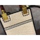 Fendi MINI SUNSHINE SHOPPER Straw Off-white Mid