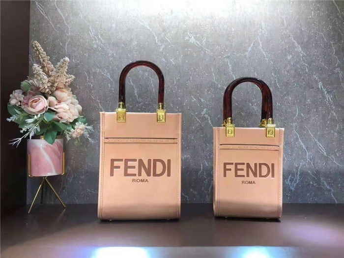 Fendi MINI SUNSHINE SHOPPER Pink Mid