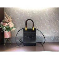 Fendi MINI SUNSHINE SHOPPER Black Mid