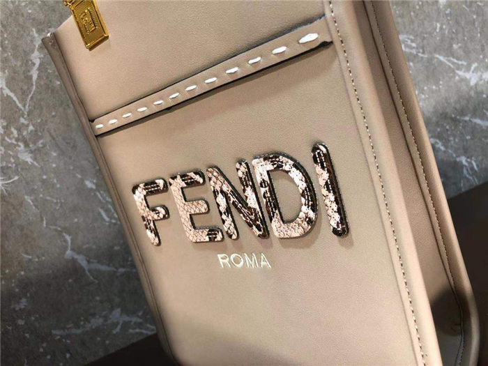 Fendi MINI SUNSHINE SHOPPER Taupe Mid