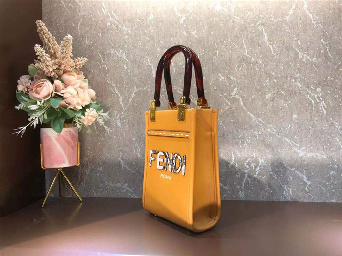 Fendi MINI SUNSHINE SHOPPER Orange Mid