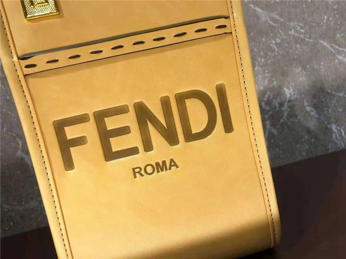 Fendi MINI-B SUNSHINE SHOPPER Yellow Mid