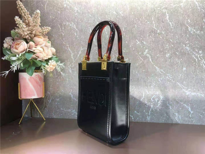 Fendi MINI-B SUNSHINE SHOPPER Black Mid