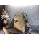 Fendi PACK SMALL POUCH Raffia Camel Mid