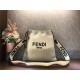 Fendi PACK SMALL POUCH Raffia Off-white Mid