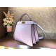 Fendi PEEKABOO ISEEU MEDIUM Embossed Lilac Mid