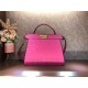 Fendi PEEKABOO ISEEU MEDIUM Embossed Fuchsia Mid