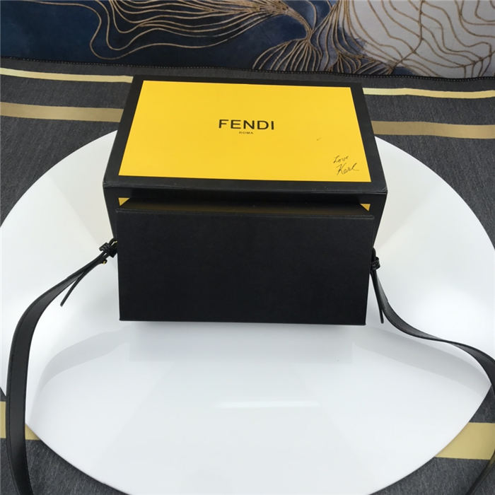 Fendi HORIZONTAL BOX Black Mid