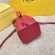 MON TRESOR Red Leather mini bag High