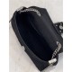 Baguette Chain Midi Bag FF Fabric Black High