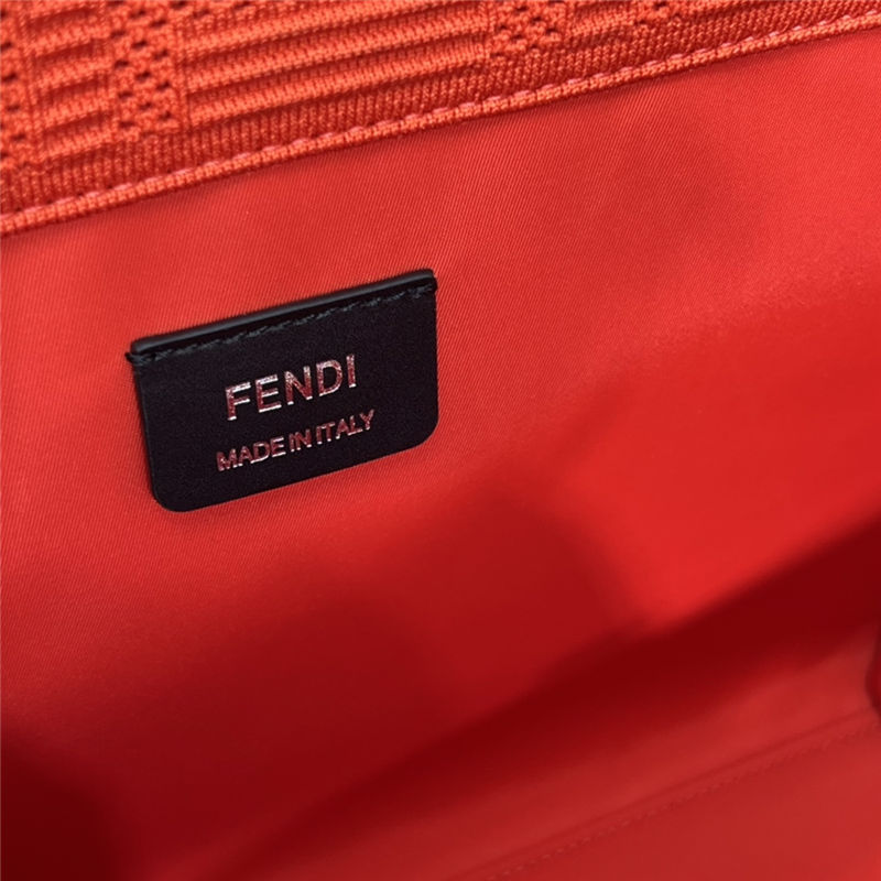 MEDIUM Fendi SUNSHINE Shopper FF Fabric Red High