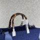 MEDIUM Fendi SUNSHINE Shopper FF Fabric Navy Blue High