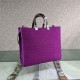 MEDIUM Fendi SUNSHINE Shopper FF Fabric Purple High