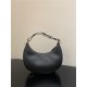 Fendigraphy Small Leather Bag Black High