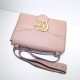 GG Marmont Leather small shoulder bag 401173 Nude Pink High