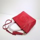 Gucci Soho 2Way Handbag Leather 369176 Red High