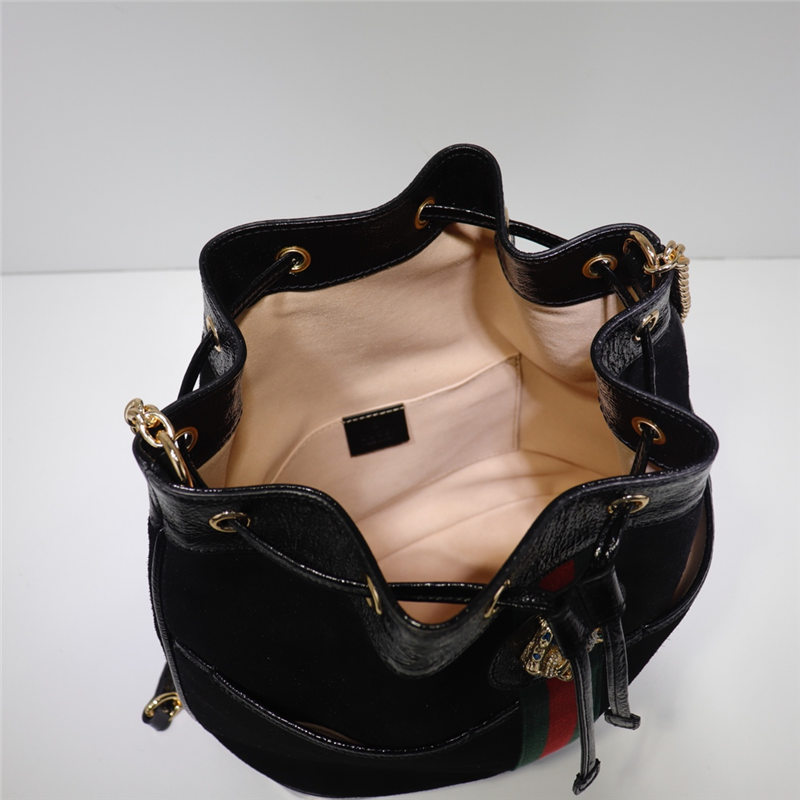 Gucci Bucket Bag 553961 Black High