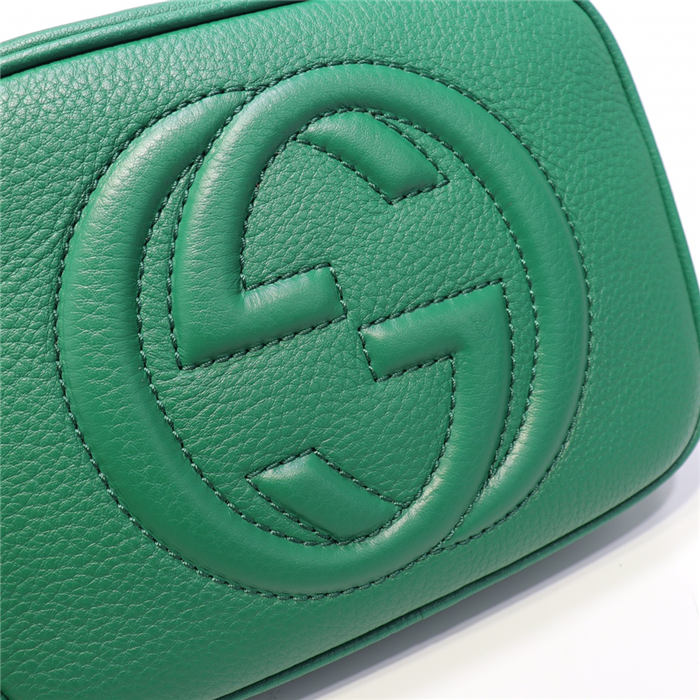 Gucci Soho Small Leather Disco Shoulder Bag 308364 Green High