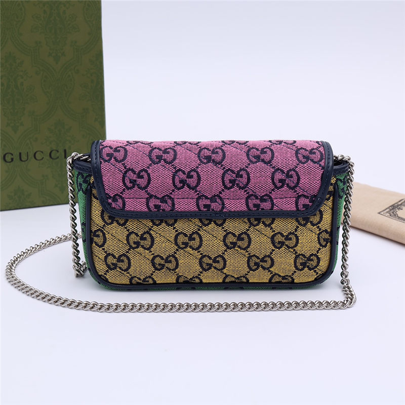 GG Marmont Multicolour super mini bag 476433 High