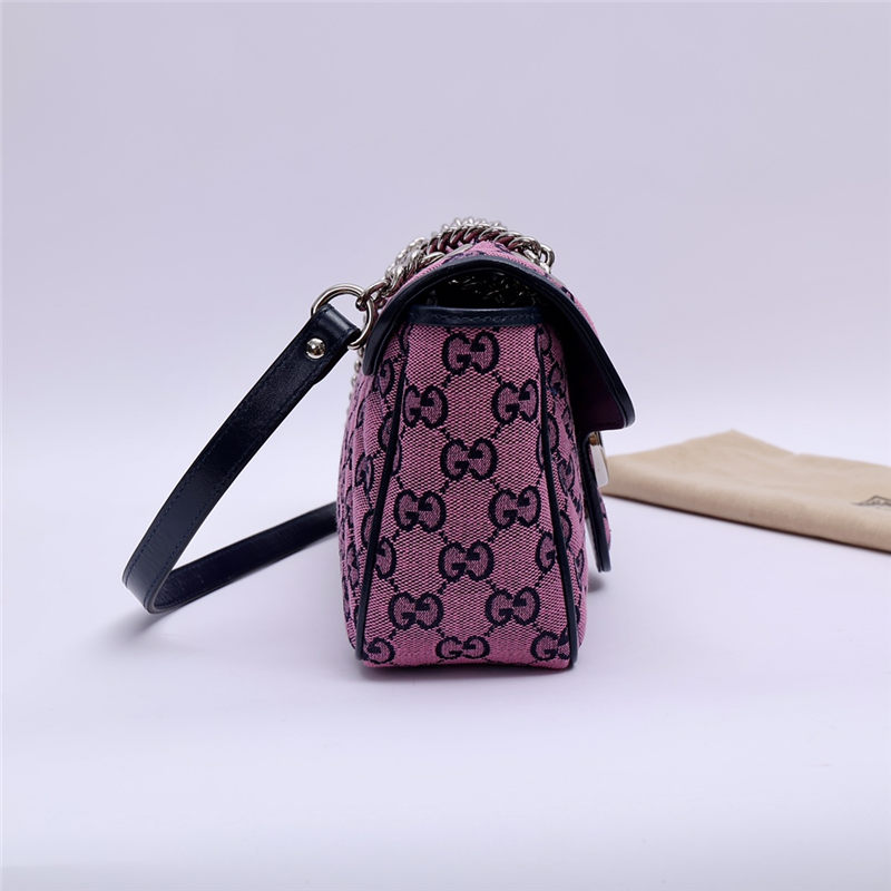 GG Marmont Multicolour small shoulder bag 443497 Pink High