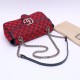 GG Marmont Multicolour small shoulder bag 443497 Red High