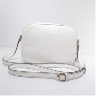 Gucci Soho Small Leather Disco Shoulder Bag 308364 White High