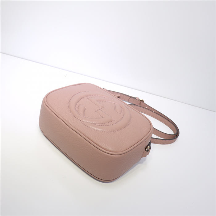 Gucci Soho Small Leather Disco Shoulder Bag 308364 Nude High