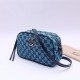 GG Marmont Multicolour small shoulder bag 447632 Blue High