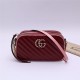 GG Marmont Multicolour small shoulder bag 447632 Red & Pink High