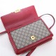 Gucci Queen Margaret GG Supreme medium shoulder bag 524356 Red High