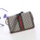 Gucci Queen Margaret GG Supreme medium shoulder bag 524356 Coffee High