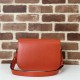 Gucci Horsebit 1955 shoulder bag 602204 Orange leather high