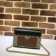 Gucci Padlock small GG shoulder bag 409487 Black High